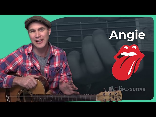 Angie by The Rolling Stones | Guitar Lesson