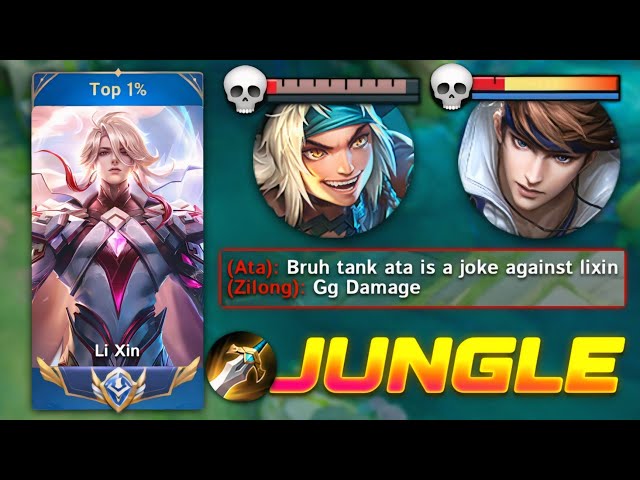 TOP LIXIN ABUSE JUNGLE WITH INSANE DAMAGE BUILD & ARCANA 2024 | HONOR OF KINGS