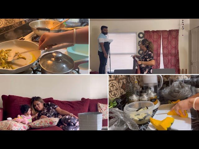 A Busy Monday | বাচ্চা সামলে ঘরের কাজ, রান্না | Smelt fish recipe | Bangla vlog | Bangladeshi in USA