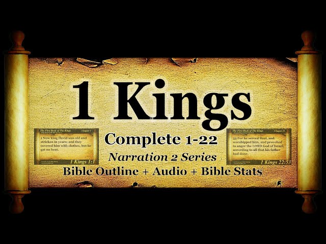 Holy Bible: Book 11 - 1 Kings - KJV Read Along HD 4K Audio Text (Narration 2)