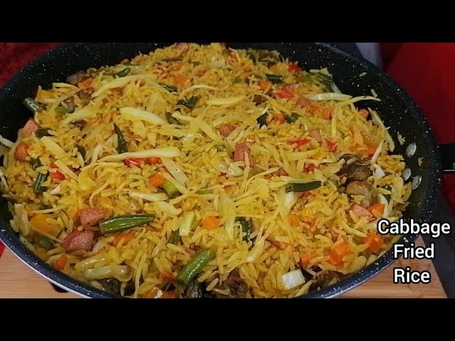 Your Ultimate Fried Rice This Season! How to Make Cabbage Fried Rice, Quick and Delicious 💯