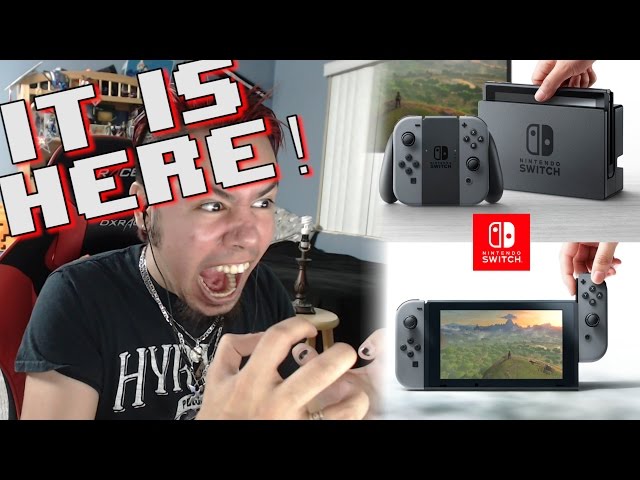 NINTENDO SWITCH REVEAL REACTION!