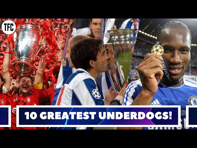 10 Greatest Underdog Stories in Champions League History!