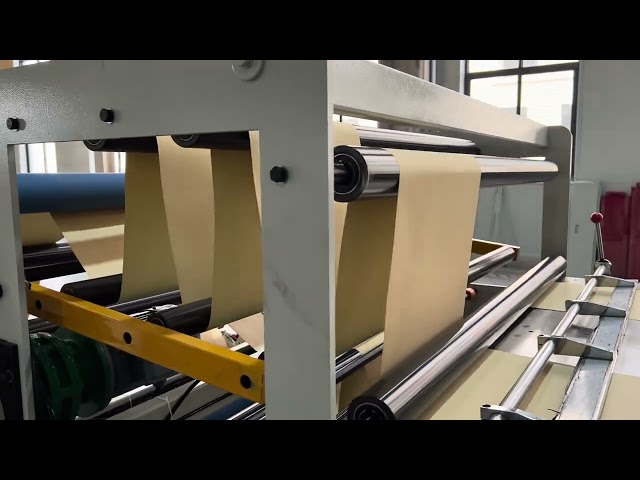 MSHQJ-B Double station kraft paper roll to sheet slitting cutting machine high speed