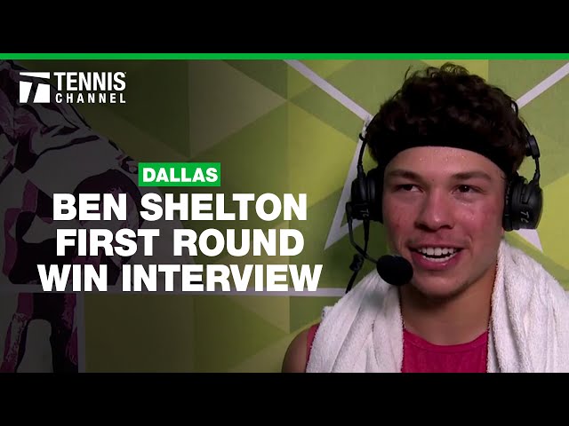 Ben Shelton Doesn't Trust Radar Gun on 159 MPH Serve | 2025 Dallas