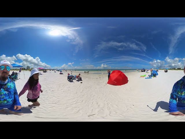 Meta Quest VR #3 TREASURE ISLAND BEACH Florida Like Never Before: 360°videos Adventures Await!