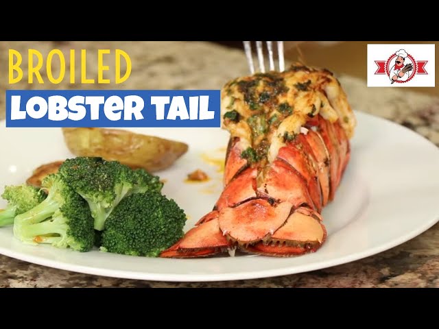 How to cook lobster at home - Grilled lobster tail with butter, lemon and garlic sauce