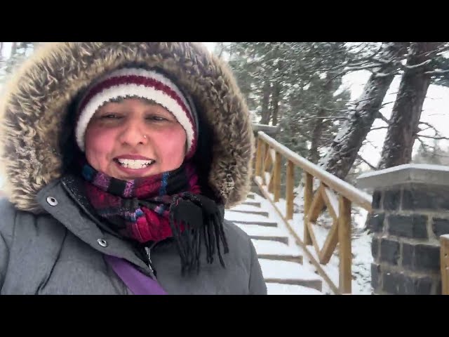 Solo hiking in -35 // scared to death #winterhiking