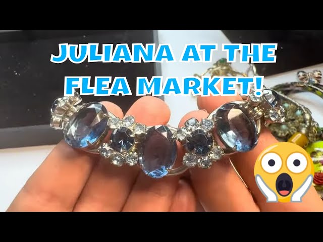 WOW!  Look At What I Found Shopping At The Flea Market!  #jewelryhaul #julianajewelry