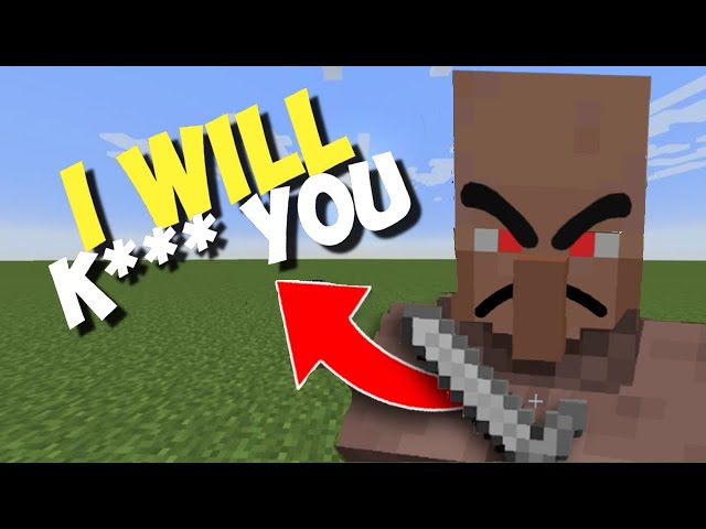 I added talking Villagers to Minecraft…