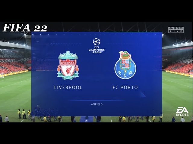 LIVERPOOL FC vs FC PORTO | UEFA Champions Leagues  ⚽️ | FIFA 22 | PS5™ Gameplay in Full HD |