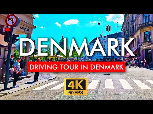 🇩🇰 Copenhagen Driving Tour Denmark in 4K video. Explore from Nyhavn to Rosenborg Castle