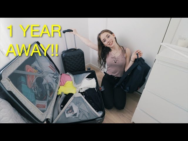 PACKING FOR MOVING | What do you pack for 1 year away?