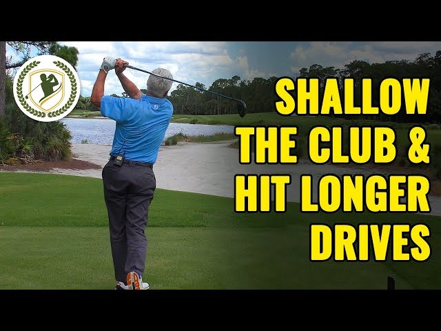 (Golf Swing Drills) How to Shallow the Club & Hit Longer Drives!