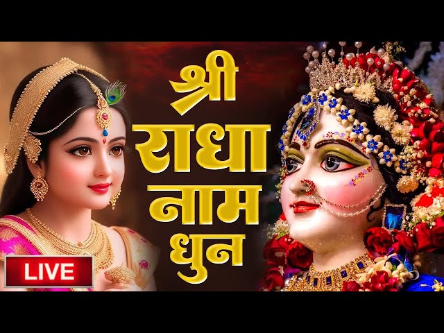 राधा नाम धुन !🙏 Radha Naam Dhun | Radha Rani Bhajan | Vrindavan Dham || राधा नाम जप | 1008 Chanting