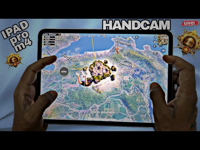 🔥 IPAD Pro M4 Bgmi Live Handcam 4 Fingers Bgmi Live  || #bgmi