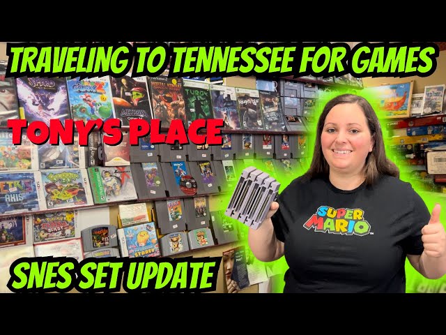 Traveling To Tennessee For Super Nintendo Games - SNES SET 417/721