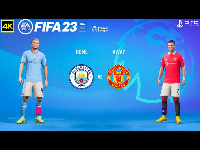 FIFA 23 PS5 - Manchester city Vs Manchester United | Premier League 2022/23 | PS5™ [4K]