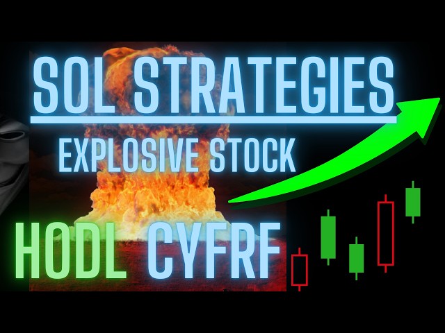 ALERT!!: Sol Strategies BOOM +20% TODAY... Did You Miss This Move!!!