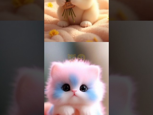 Cute cat AI pictures 🤩#shorts