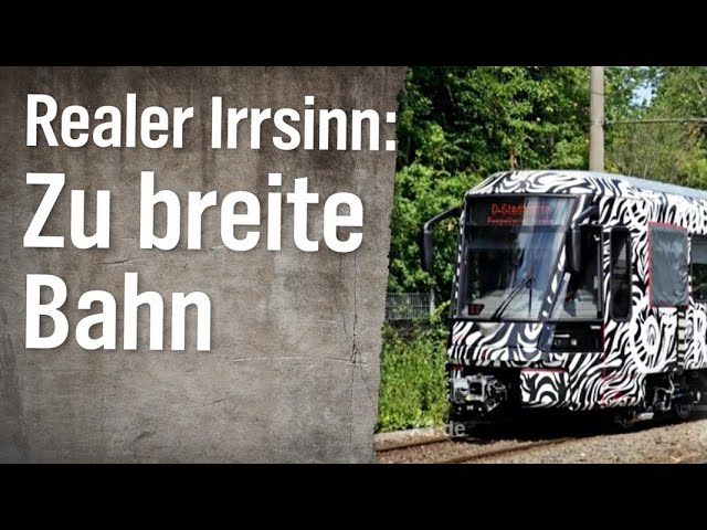 Realer Irrsinn: Zu breite Bahn für Duisburg | extra 3 | NDR