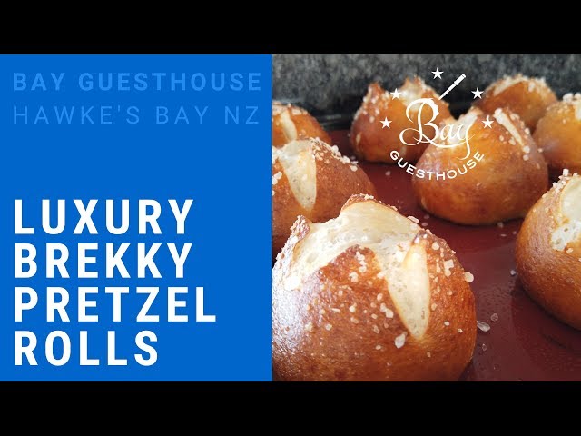 Luxury Breakfast Accommodation with Pretzel Rolls