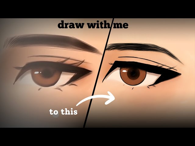 drawing eye|digital art||how to draw eye with digital art|Hemin|