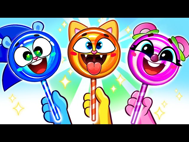 Rainbow Lollipop Song 🍭 Sharing Is Caring | Funny Kids Songs And Nursery Rhymes by Koalala Baby Zoo