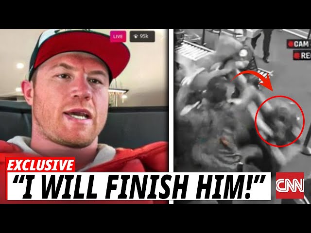 CHAOS ERUPTS! Terence Crawford PUNCHES Canelo Alvarez at Dubai Airport! 🤯💥