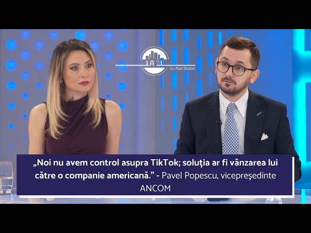 EXCLUSIV: VICEPREŞEDINTELE ANCOM, DESPRE INTERZICEREA TIKTOK | LA ZI cu FLORI STOIAN - PARTEA 1