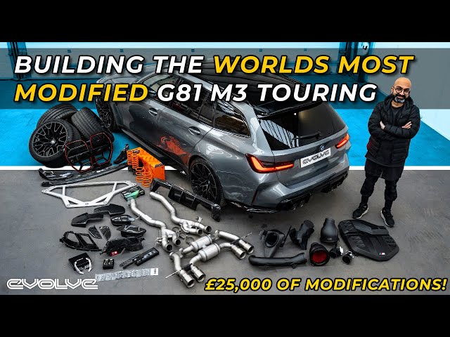 THE WORLDS MOST MODIFIED G81 M3 TOURING - FULL CSL BUILD START TO FINISH