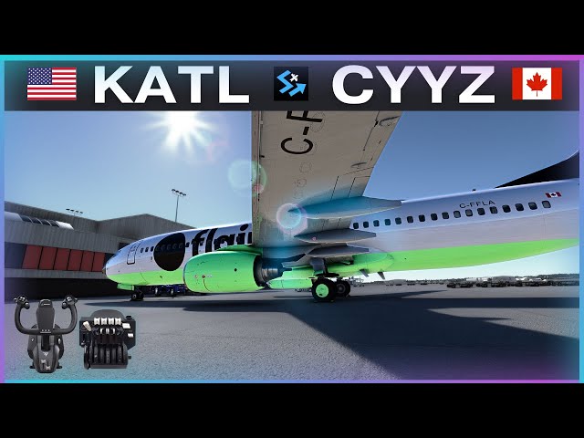 MSFS Live | Toronto Thursday on VATSIM | PMDG 737-800 KATL - CYYZ