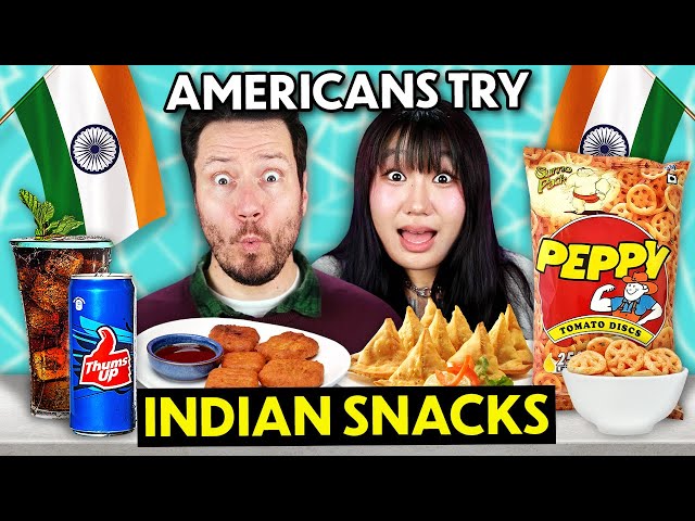 Americans Try Indian Snacks For The First Time!