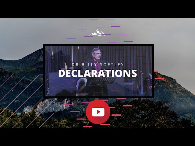 Dr  Billy Softley - Declarations