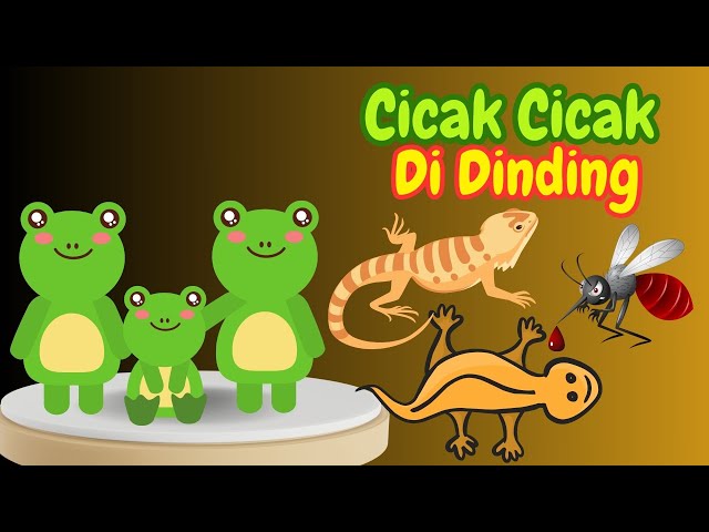 Lagu Cicak Di Dinding Indonesia | Lagu Anak Indonesia Populer | Ceria Kids Song