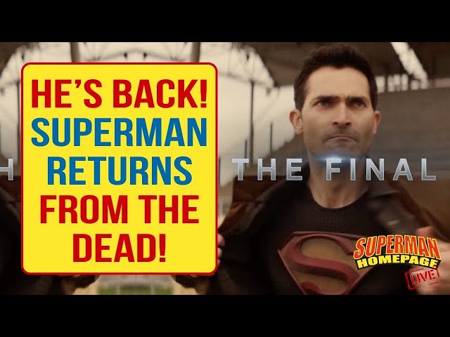 Superman Returns From the Dead in "Superman & Lois" (October 23, 2024) - Superman Homepage Live!