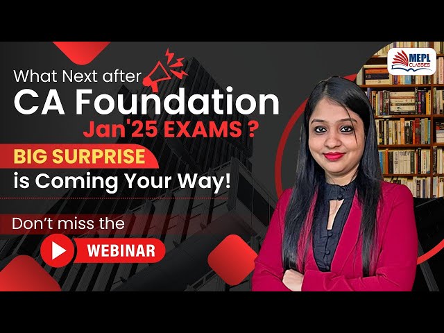 What's NEXT After CA Foundation Jan 2025 Exams? | BIG Announcement by Divya Agarwal Mam 🔥