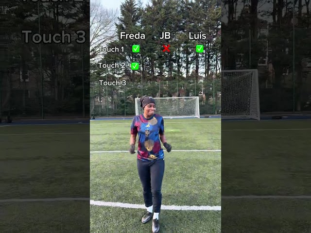 3 Touch Challenge #soccer #football #shorts