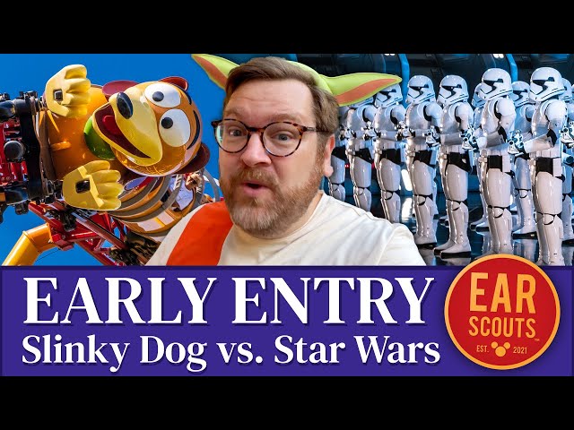 Early Entry Strategy at Hollywood Studios: Starting with Slinky Dog Dash vs Rise of the Resistance