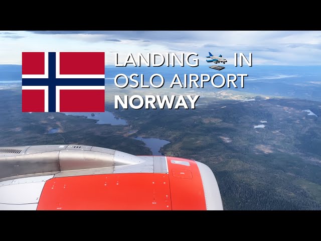 Landing 🛬 in #Oslo Gardermoen #airport in #Norway 🇳🇴 on SAS airlines