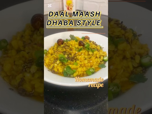 Daal Maash in Dhaba Style.    #homemade #recipeoftheday #foodlover #youtubeshorts