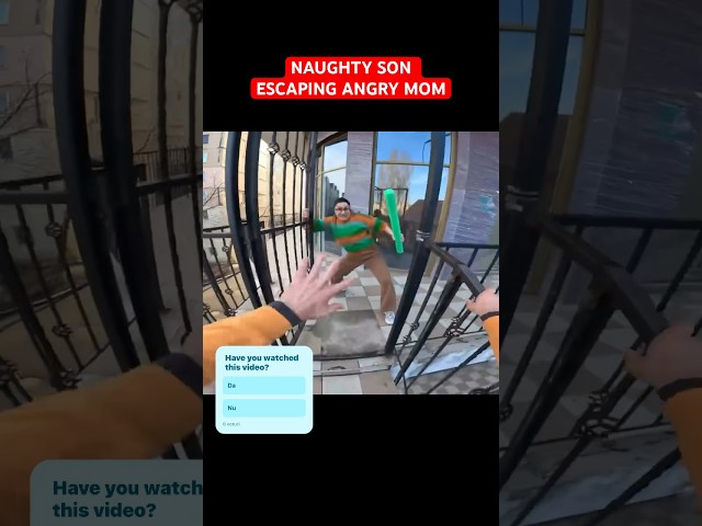 NAUGHTY SON ESCAPING ANGRY MOM #dumitrucomanac #escaping  #minecraft #skibiditoilet  #funny #mom