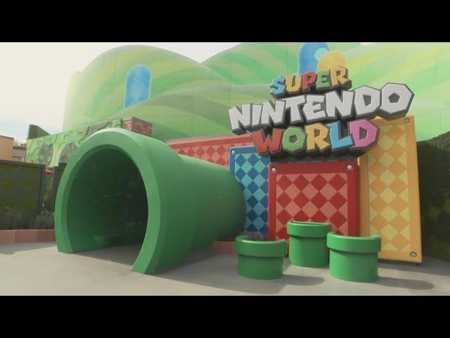 An inside look at Universal Studios Hollywood's Super Nintendo World