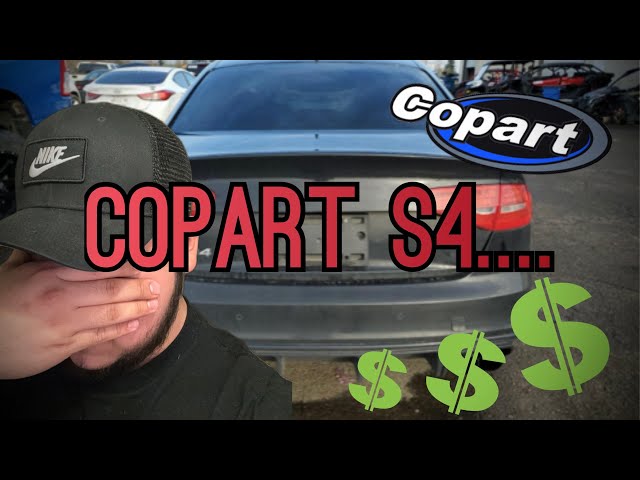 BUYING A COPART AUDI S4 BLIND