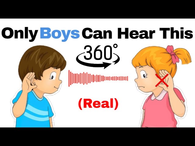 360 VR Only Boys Can Hear This Sound... (Real)