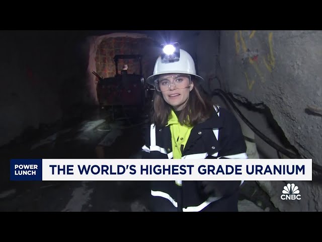 CNBC visits the world's highest grade uranium deposit 1,600 feet underground