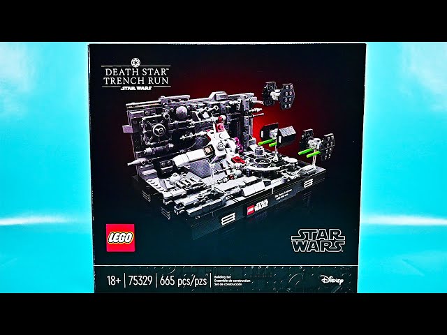 LEGO Star Wars Death Star Trench Run Diorama (75329) Review!