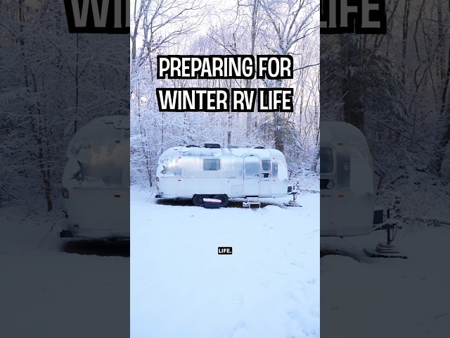 Winter RV Living = Endless Chores #rvliving #airstreamlife #lowesfinds