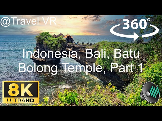 Amazing Temple on the cliff - Batu Bolong Temple in Bali, Indonesia - Part 1/2