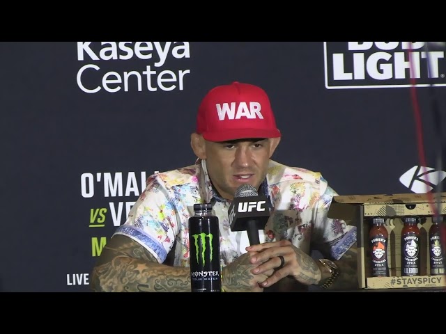 Dustin Poirier UFC 299 postfight press conference